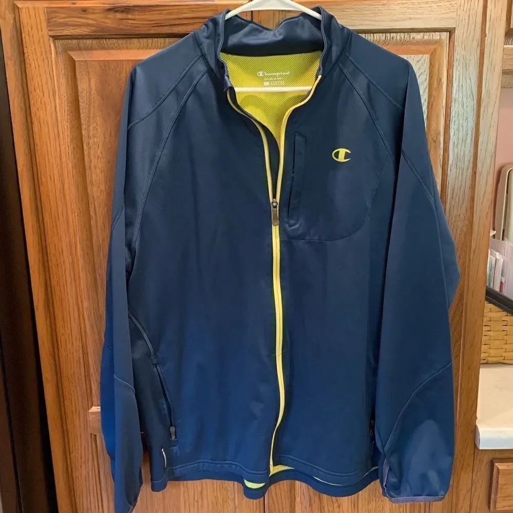 Like New! Size Large, Champion, Navy Jacket